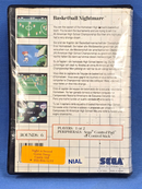 Basketball Nightmare Sega Master System *No Manual* Clam Shell