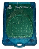 Tabbed Blue Glitter Magic Gate PS2 Memory Card PlayStation 2 8MB0