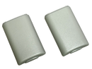 2 x White Microsoft Xbox 360 Remote Controller Battery Cover Clip Case AA - Games We Played